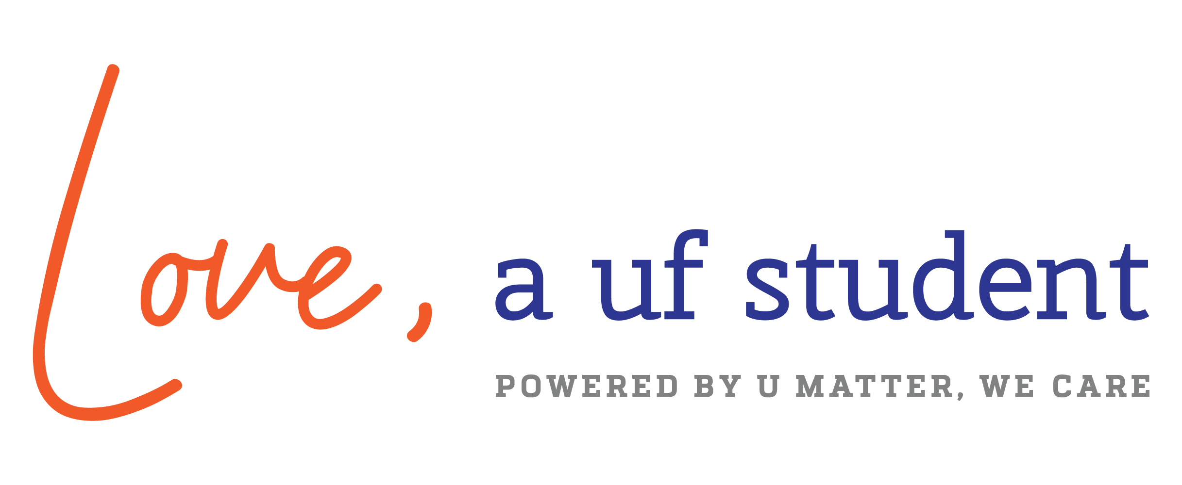 love a uf student logo
